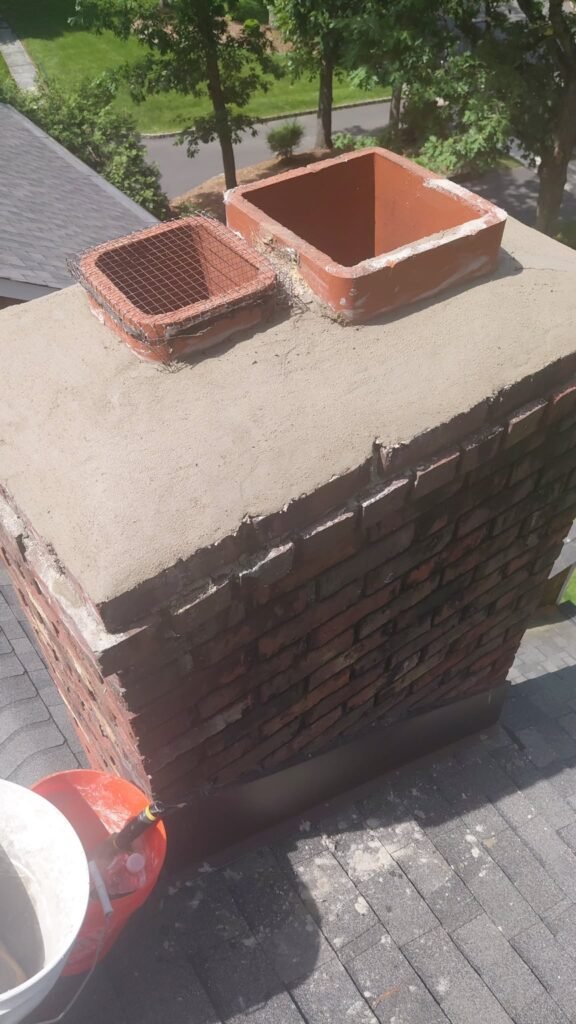 East Brunswick, NJ chimney service project photo